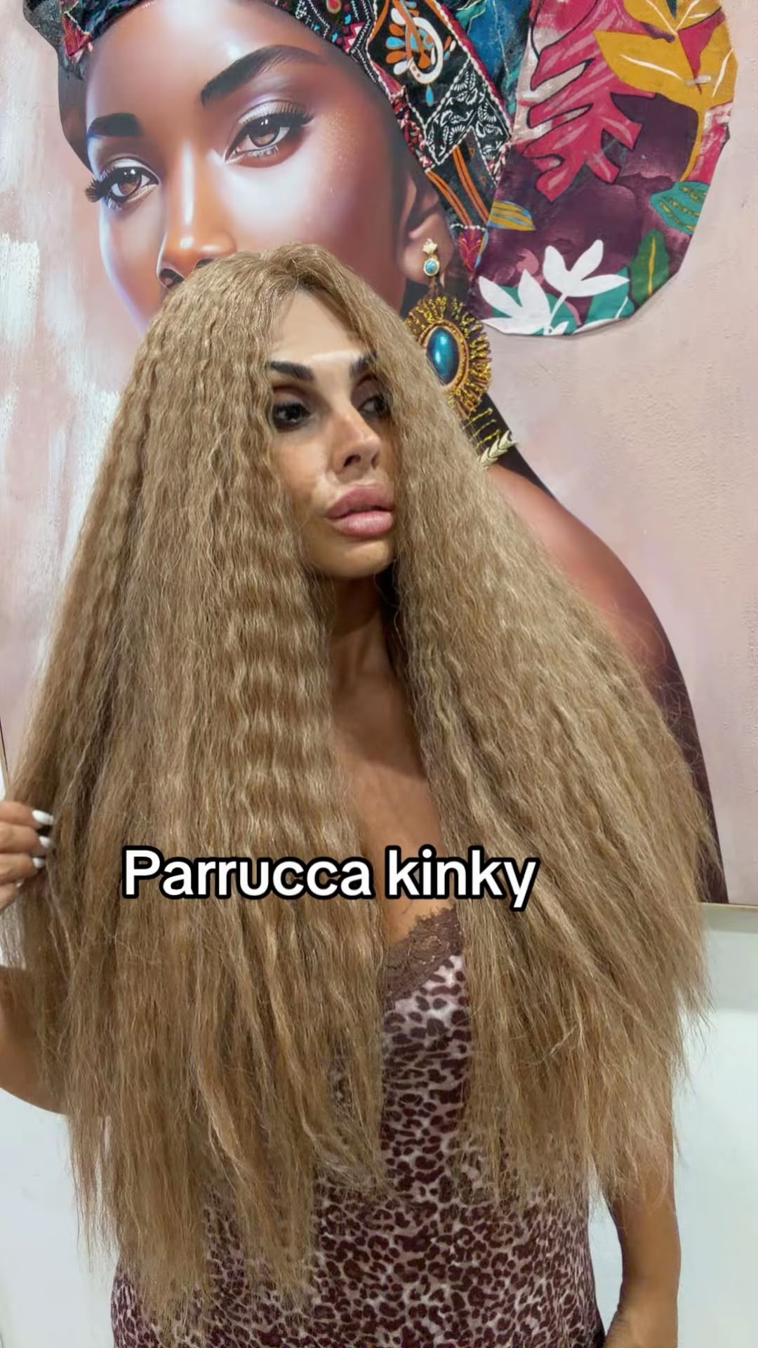 PARRUCCA KINKI BIONDO SCURO