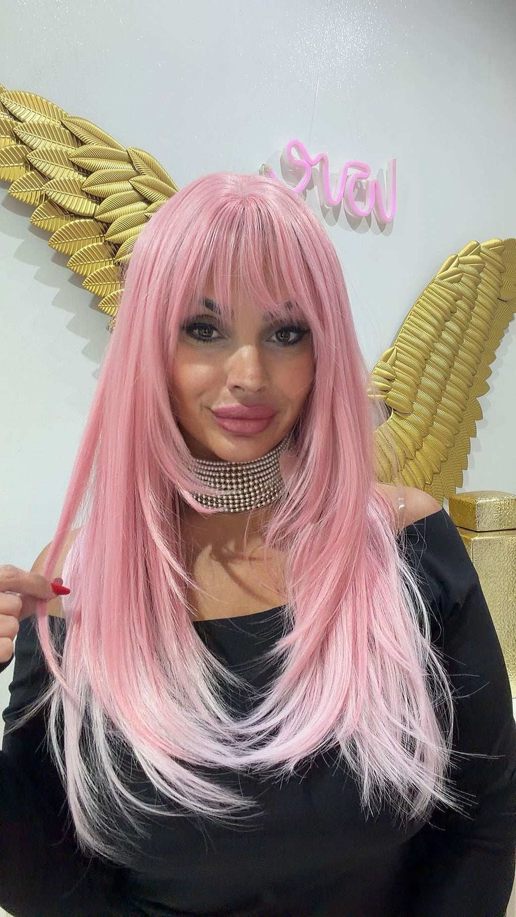 PARRUCCA PINK LONG