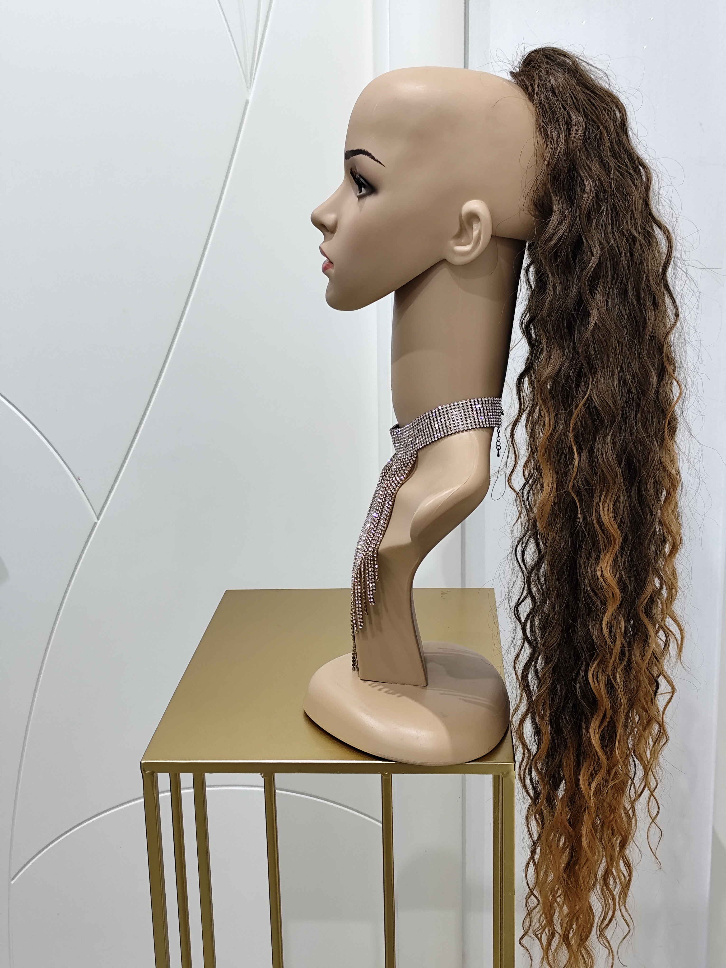 CODA RICCIA CASTANO 27 70 CM