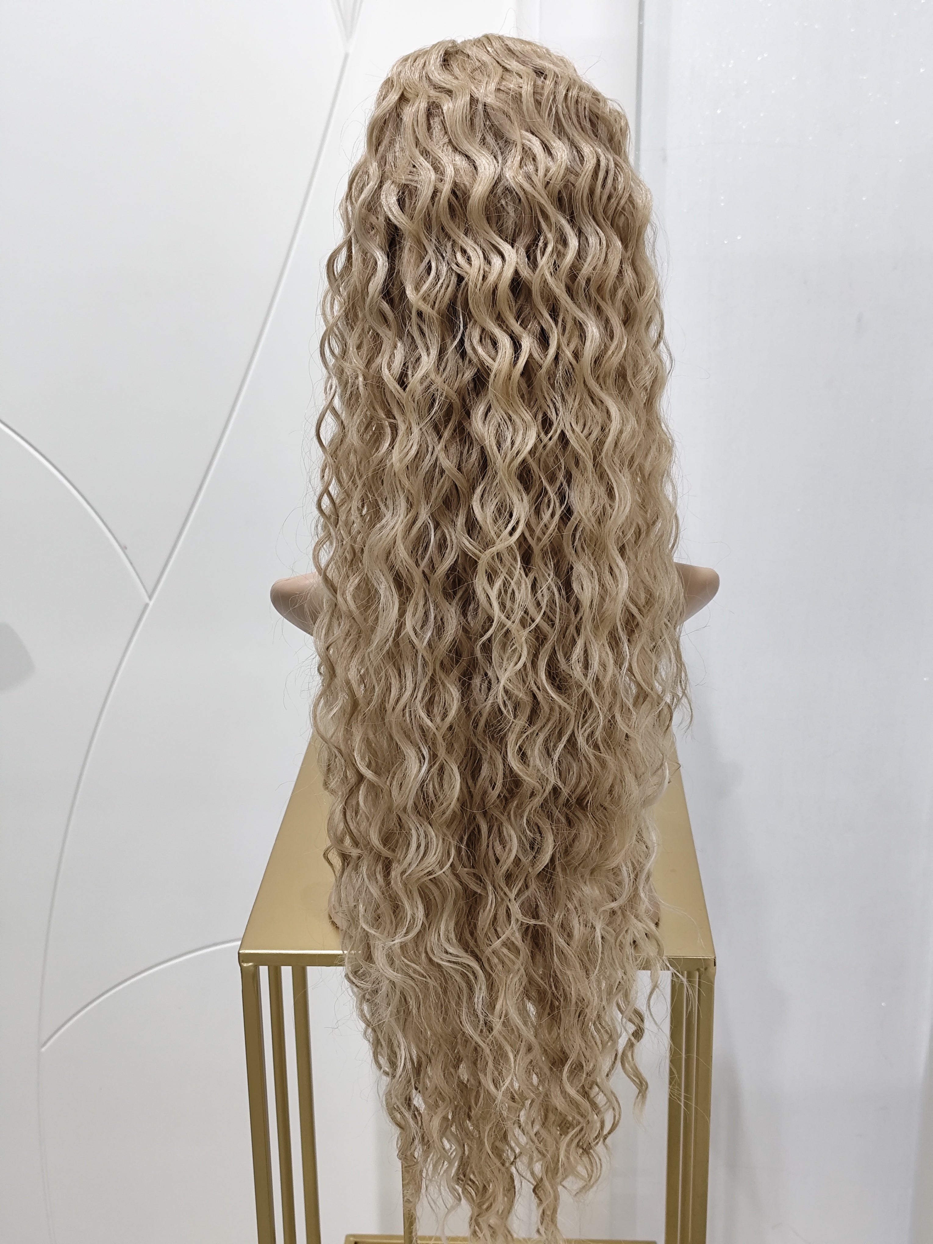 CODA RICCIA BIONDO CALDO 70 CM