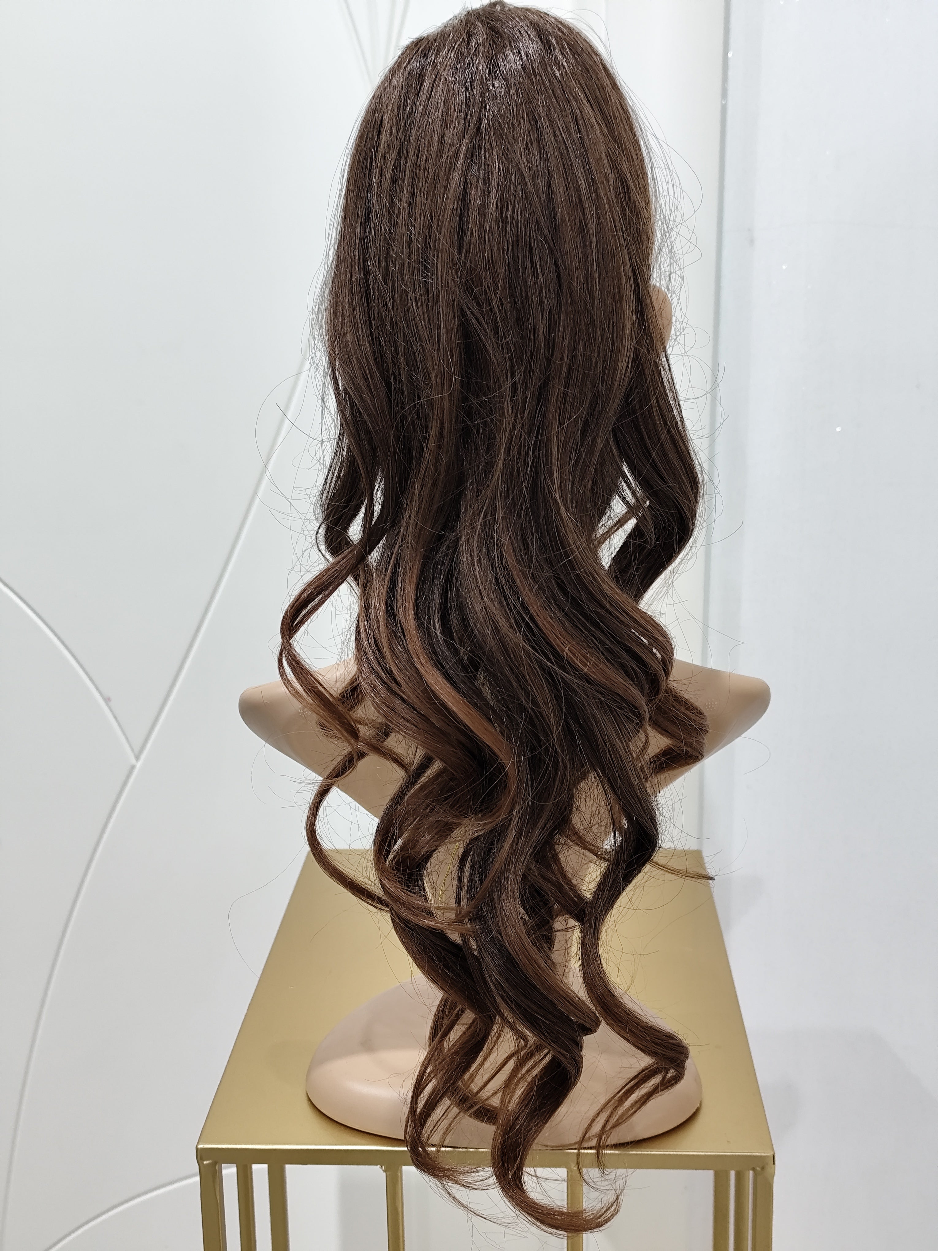 CODA CASTANA CON  SCHIARITURE  50CM