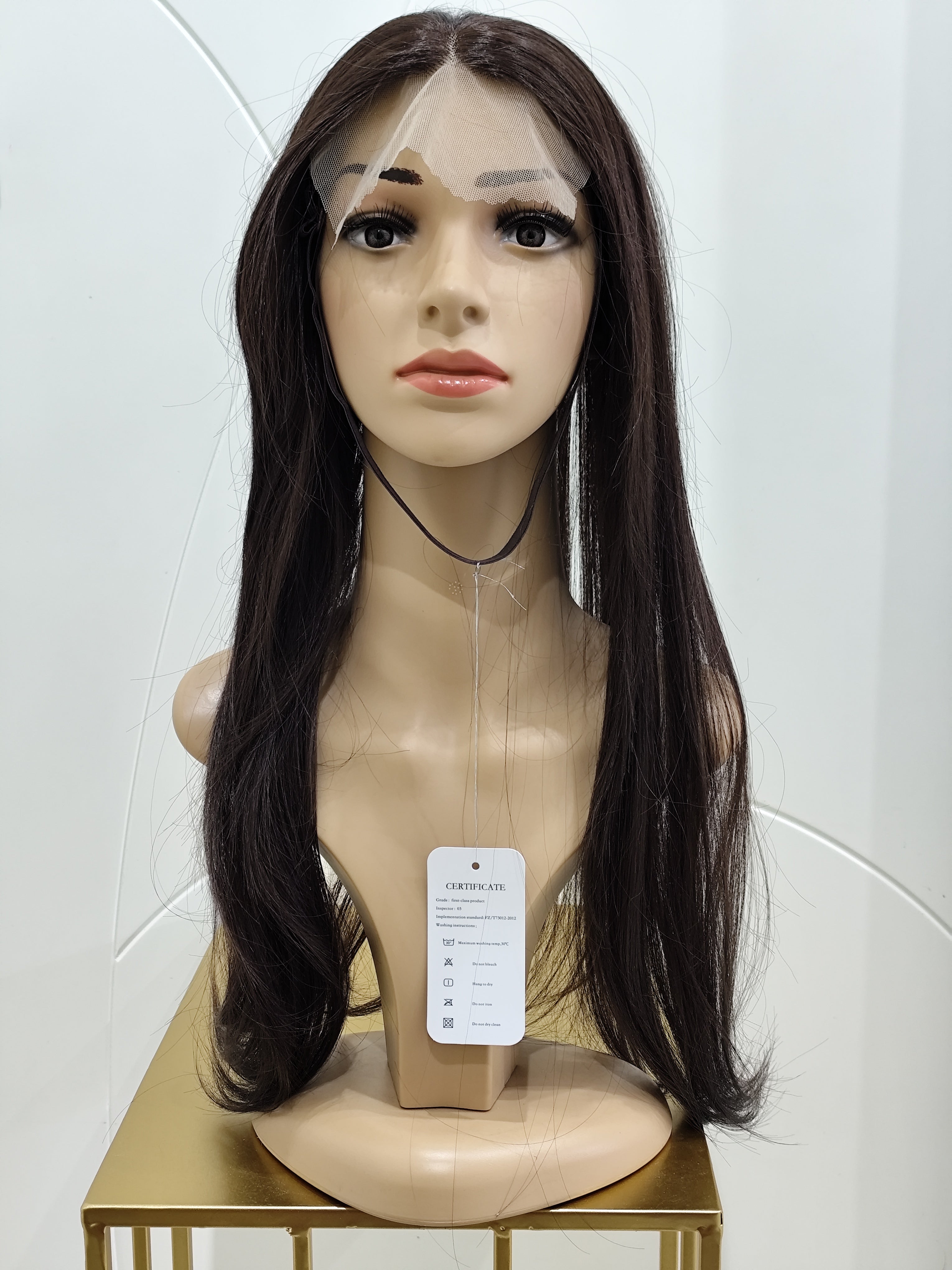 TOPPER CASTANO FRONT LACE