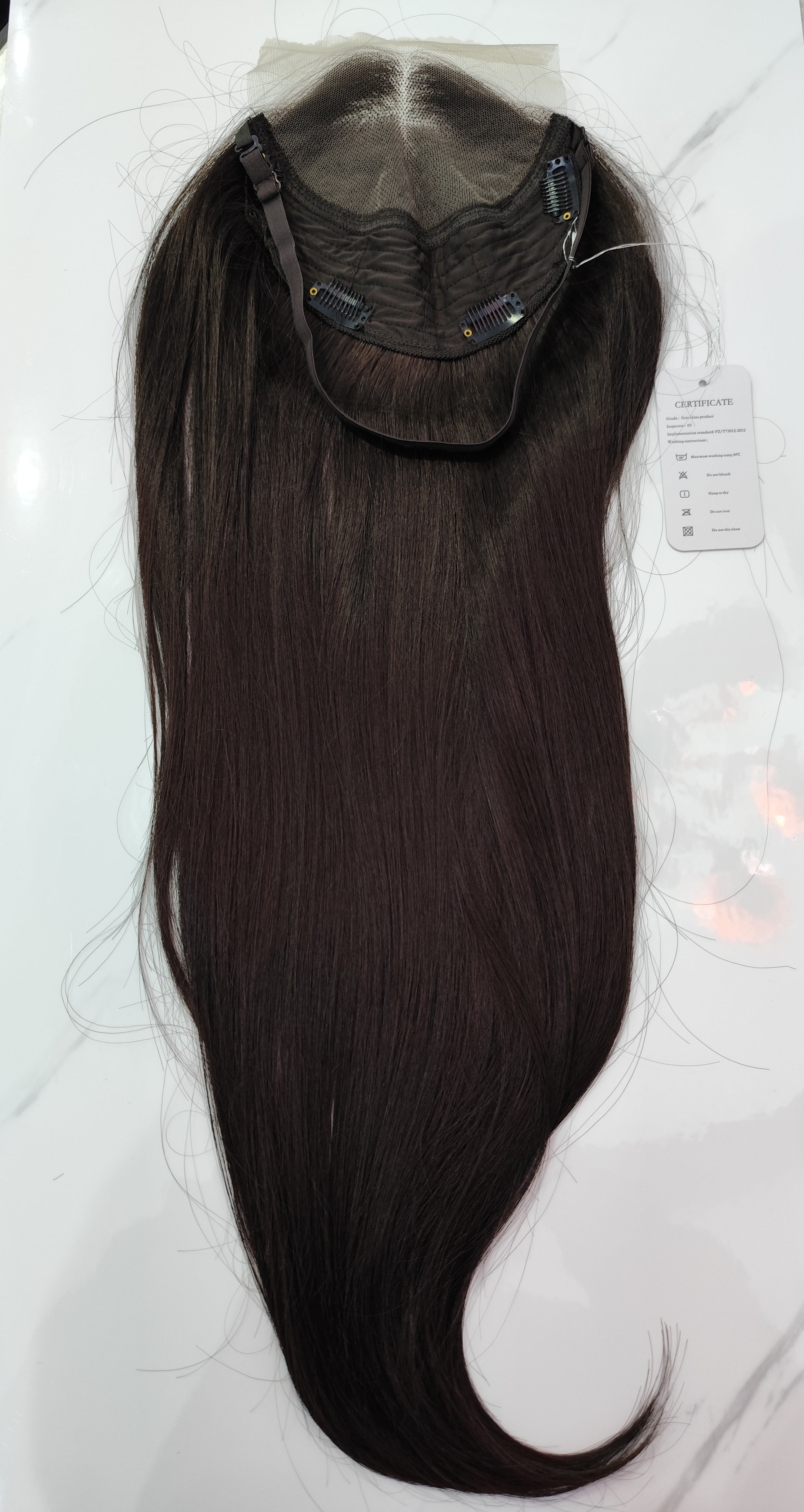 TOPPER CASTANO FRONT LACE