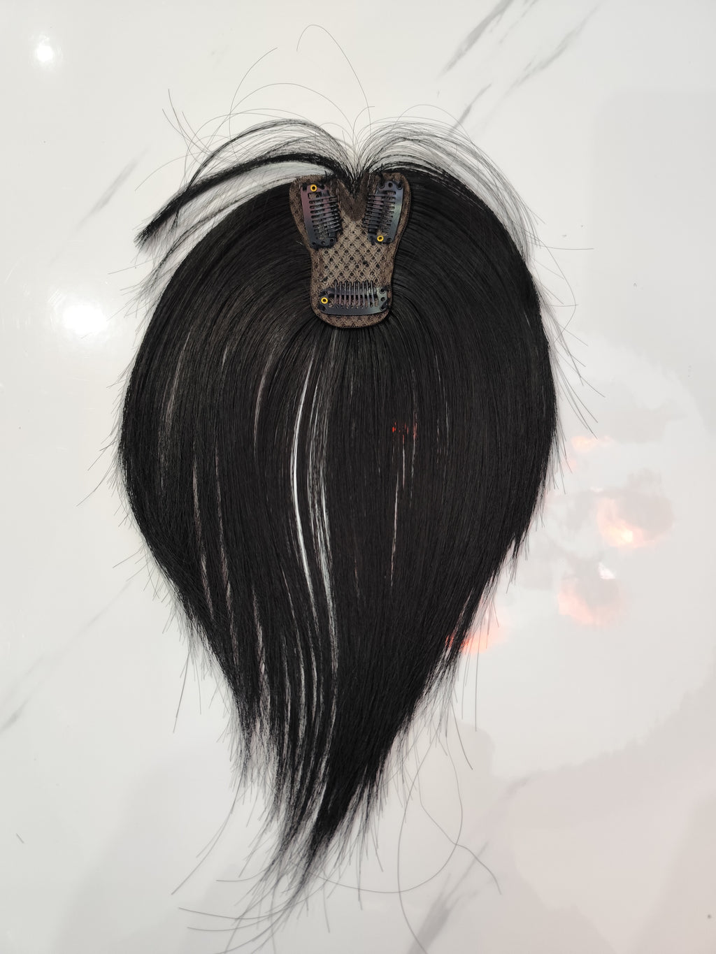 TOPPER NERO CORTO LISCIO