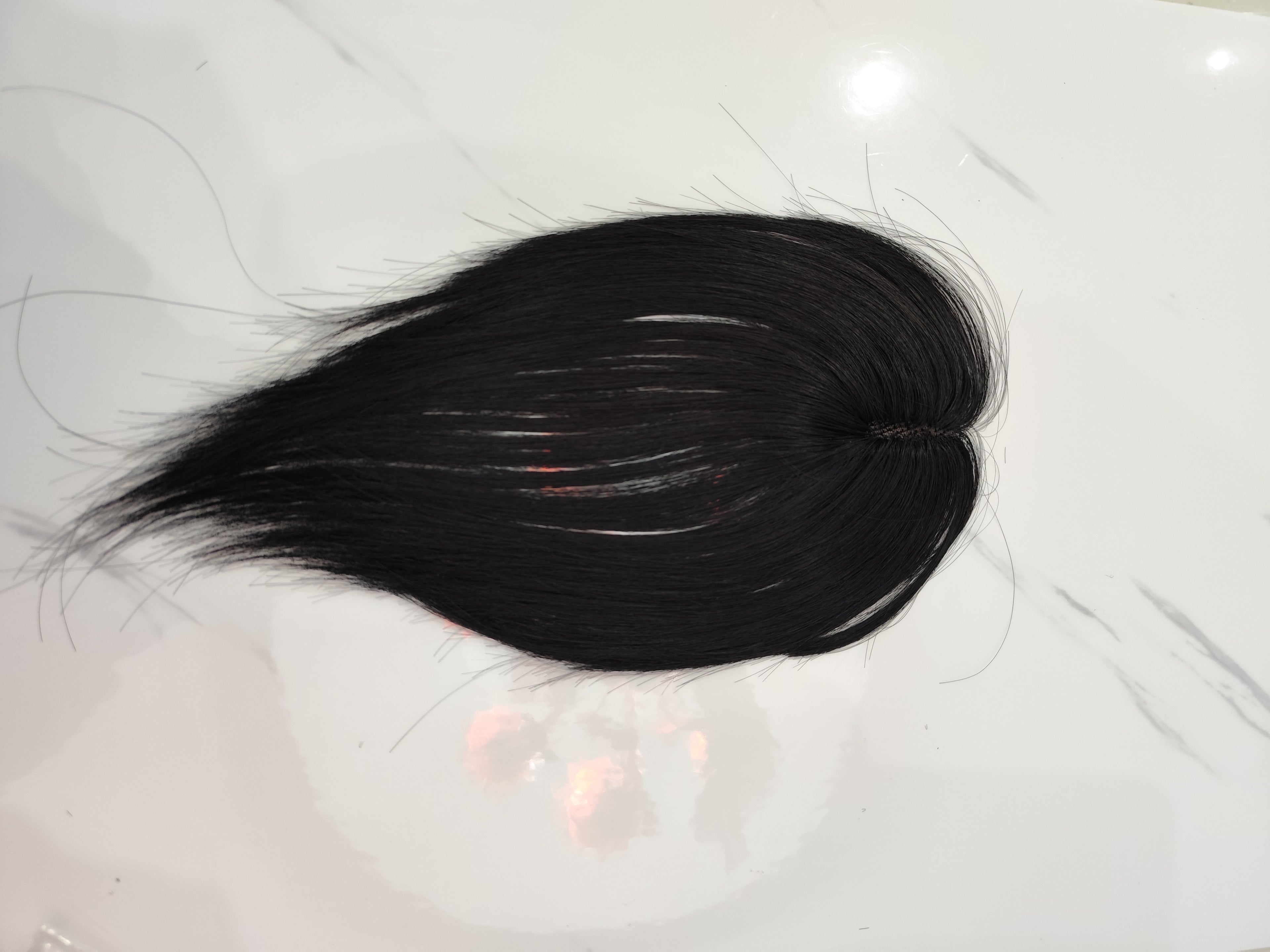 TOPPER NERO CORTO LISCIO